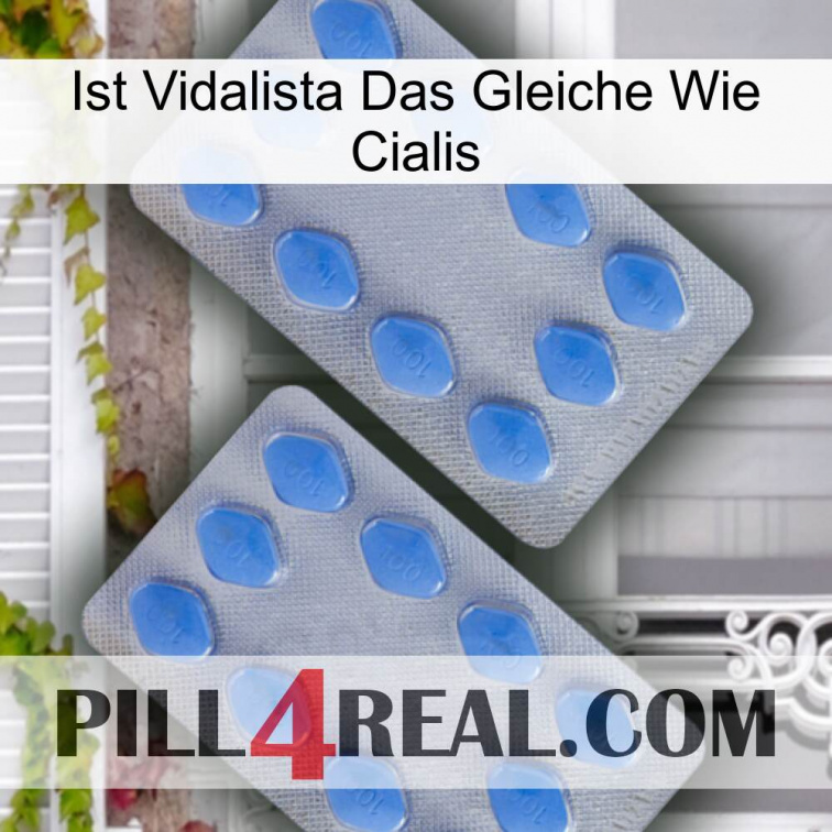 Is Vidalista The Same As Cialis 20